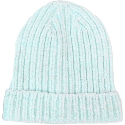 Foote Street Unisex Chenille Beanie For Kids Green Medium