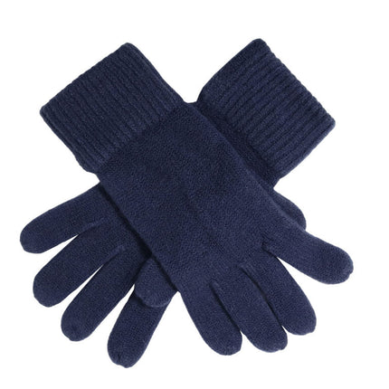 Wicked Sista Soft Knit Gloves Navy