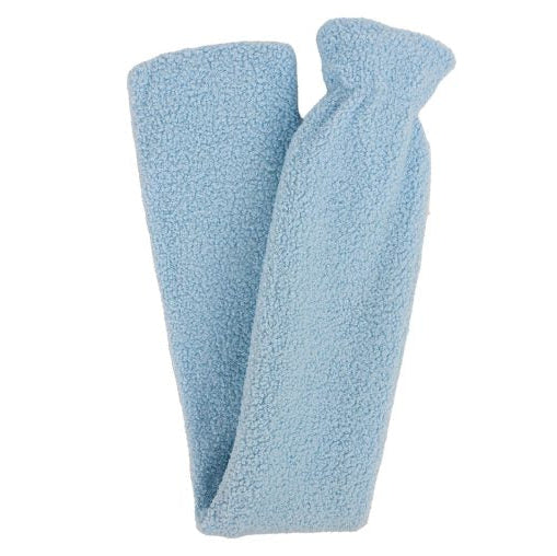 Wicked Sista Long Hot Water Bottle With Cover Textured Light Blue