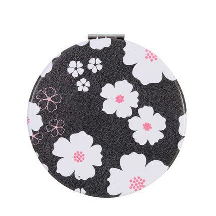 Wicked Sista Company Round Compact Mirror Blissful Blooms