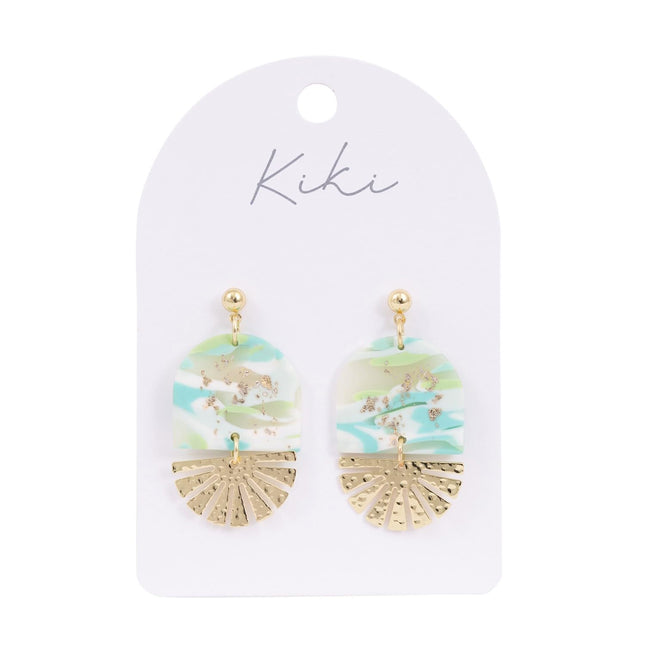 Kiki Aqua Shimmer Earrings