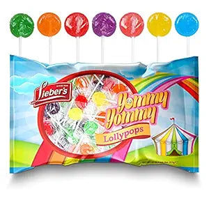 Liebers Winkies Sherbet Pops Assorted Fruit Flavored Candy 255g