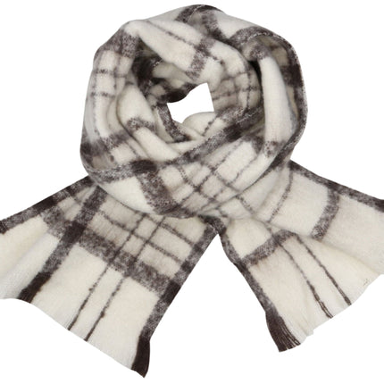 Wicked Sista Chocolate and Vanilla Warm Fringed Scarf