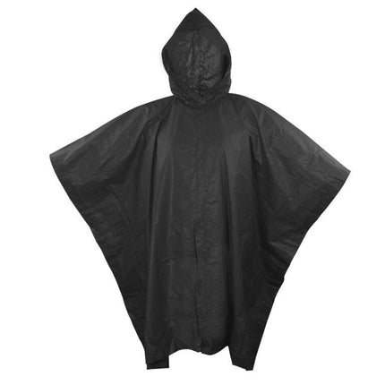 Wicked Sista Rain Poncho Black