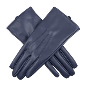 Wicked Sista Juliette Vegan Leather Gloves in Navy