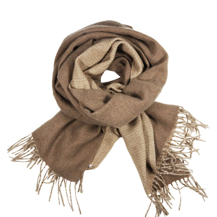 Wicked Sista Two Tone Scarf Fawn 66CM x 180CM