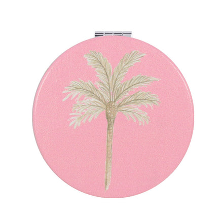 Wicked Sista Round Mirror with Island Palm Design 70MM