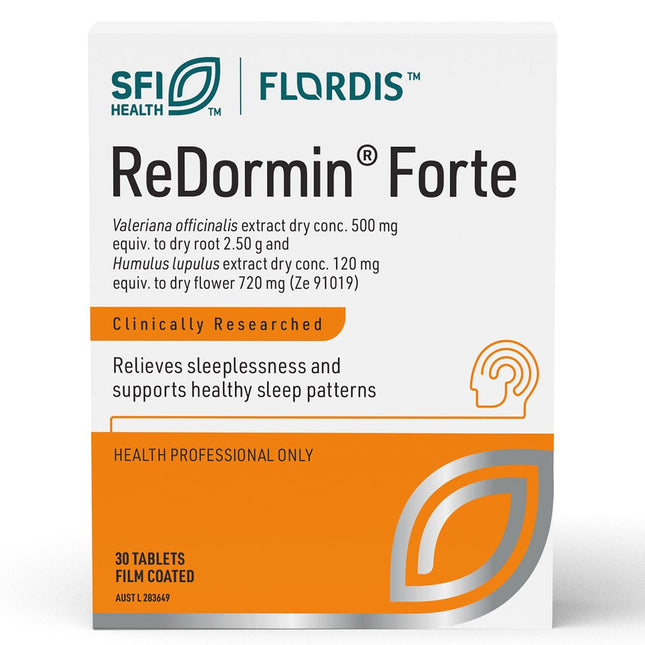 Flordis Redormin Forte Tabs 30 - OhYouLuckyDuck.com.au