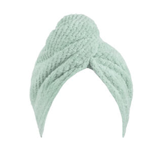 Wicked Sista Waffle Turban Hair Towel Sage Green