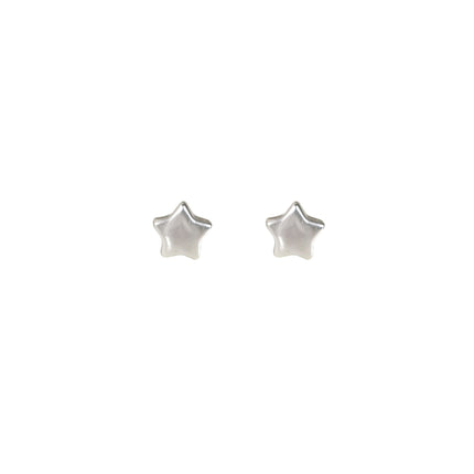 Wicked Sista Silver Petite Star Stud Earrings