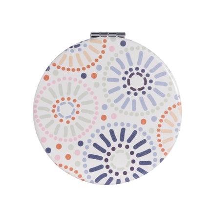 Wicked Sista Round Mirror Delicate Dials Compact Handbag Mirror
