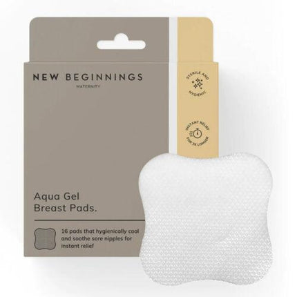 New Beginnings Aqua Gel Soothing Breast Pads 16 Pads - OhYouLuckyDuck.com.au