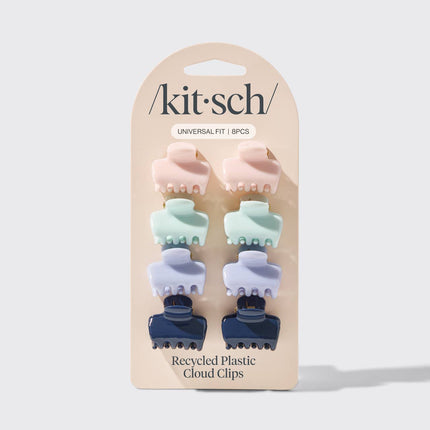 Kitsch Recycled Plastic Mini Cloud Clips Garden Bouquet 8 Count
