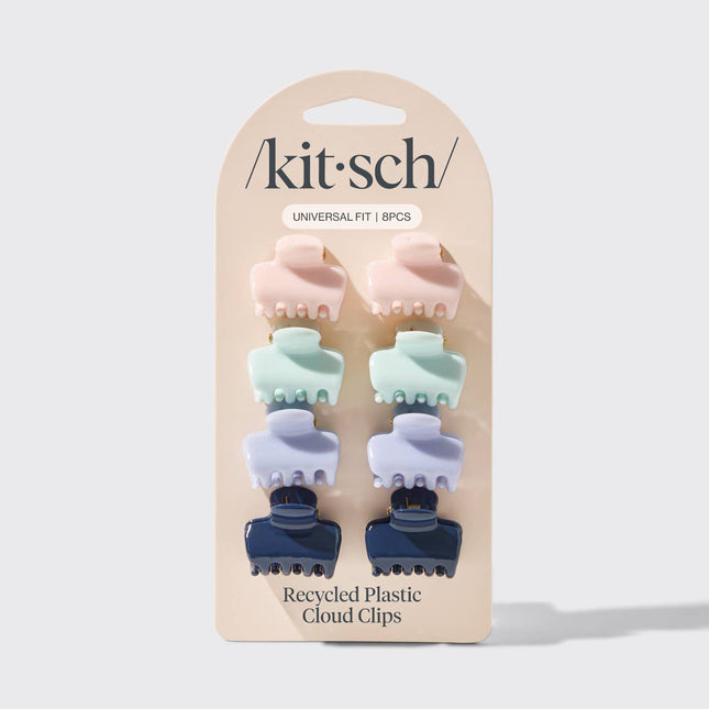 Kitsch Recycled Plastic Mini Cloud Clips Garden Bouquet 8 Count