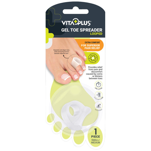 VitaPlus Gel Toe Spreader Looped Small Medium 1 Piece