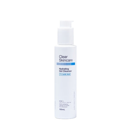 Clear Skincare Hydrating Gel Cleanser with 1 Percent Lactic Acid 150ML