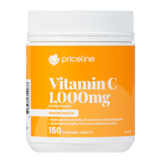 Priceline Vitamin C 1000mg Chewable Tablets 150 Count