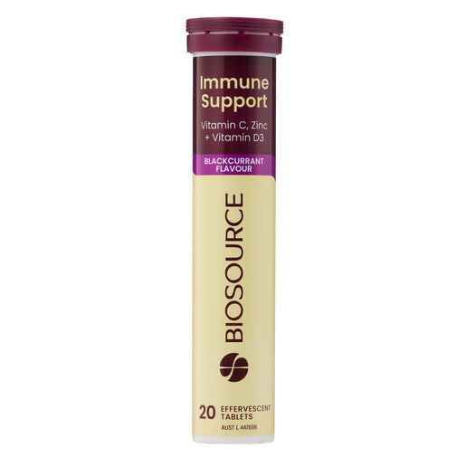Biosource Immune Support Effervescent Tablets 20 Tablet