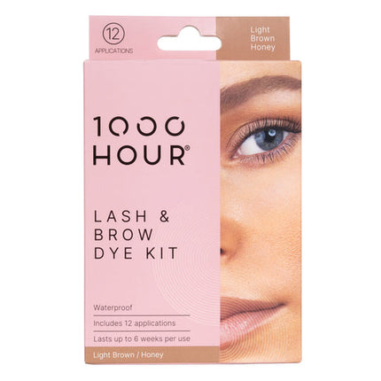 1000 Hour Lash and Brow Dye Kit in Light Brown Honey