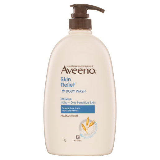 Aveeno Skin Relief Fragrance Free Body Wash 1L