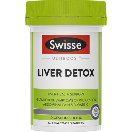 Swisse Ultiboost Liver Detox Support Supplement 60 Tablets