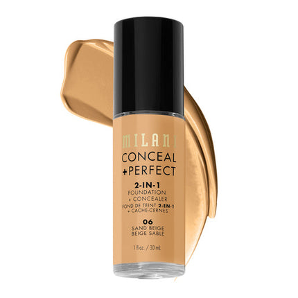 Milani Conceal + Perfect 2-In-1 Foundation + Concealer Sand Beige 06 30ml