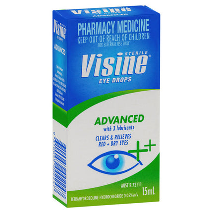 Visine Eye Drops Advanced 15mL