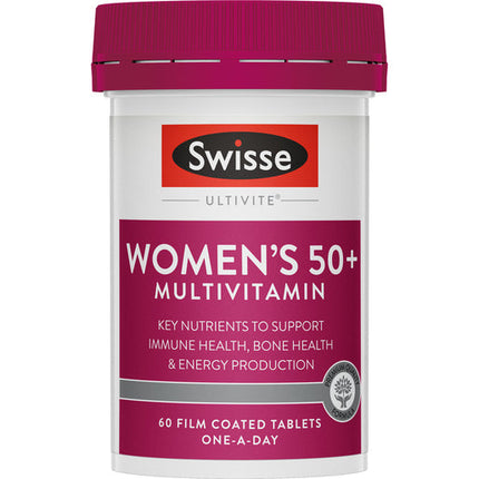 Swisse Womens 50 Plus Ultivite Multivitamin Tablets 60 Tablet
