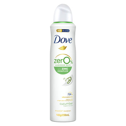 Dove Zero Aluminium Cucumber Deodorant 250ML