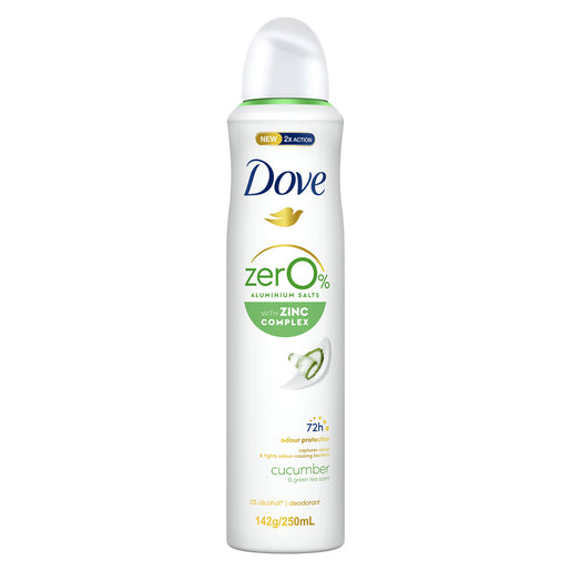 Dove Zero Aluminium Cucumber Deodorant 250ML