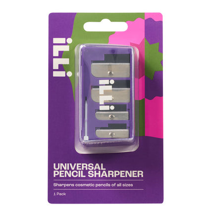 Illi Universal Dual Pencil Sharpener for Jumbo and Slim Cosmetic Pencils