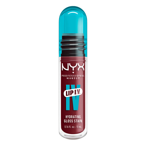 Nyx Professional Makeup Lip I.V. Hydrating Lip Gloss Stain Drippin' in Rose 5ml