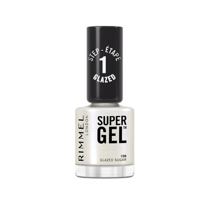 Rimmel Super Gel Nail Polish 106 Glazed Sugar 12ml