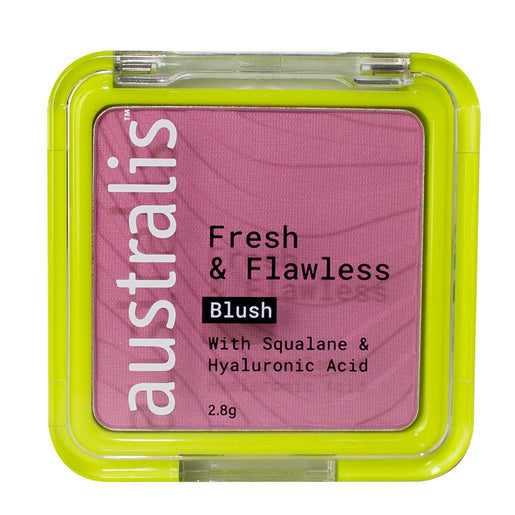 Australis Fresh And Flawless Pressed Powder Blush In Delulu