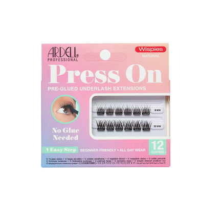 Ardell Press On Mini Wispies Volume False Eyelashes 12 Piece