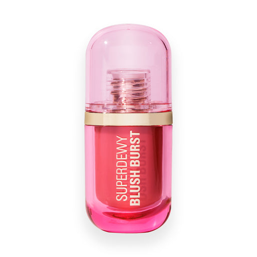 Revolution Superdewy Liquid Blush Burst Strawberry Milkshake Cool Pink 4.2ml