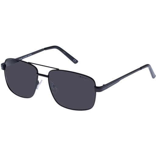 SOLARIZED Square Aviator Black Men's Sunglasses