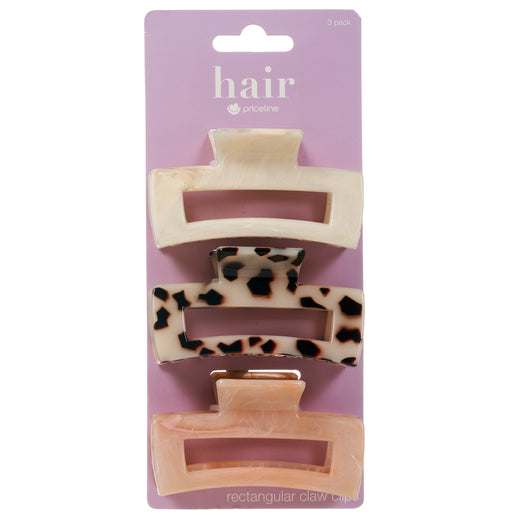 Priceline Medium Claw Clips Mixed Colours 13PCS