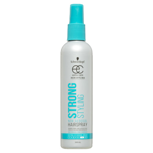 Schwarzkopf Extra Care Strong Styling Non Aerosol Hairspray Extra Strong Hold 200ML