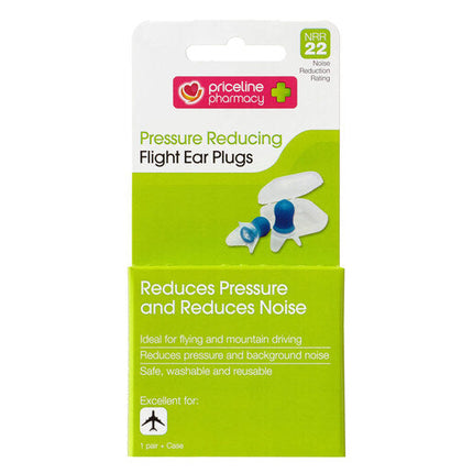 Priceline Flight Ear Plugs for Air Travel Pressure Relief 1 Pair
