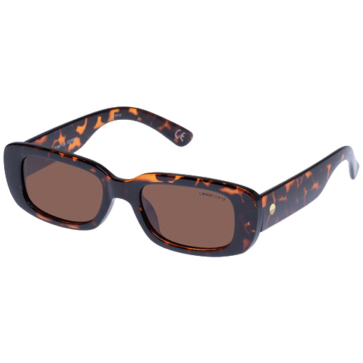 SOLARIZED Slim Y2K Tort Uni Sex Sunglasses