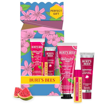 Burt'S Bees Youre One In A Melon Gift Pack With Lip Balm And Hand Cream