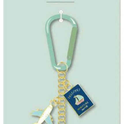 Urban Products Travel with Carabiner Decorative Keyring