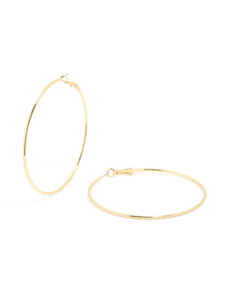 Rossan PC2303 Gold Hoop Earrings