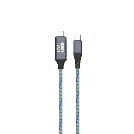 Ipl Tech Fast Charg Type C To C Lightning Led Cable 1.2m