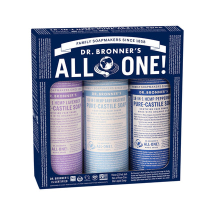 Dr. Bronner's Pure-Castile Soap Liquid Cosmic Classics 237ml x 3 Pack