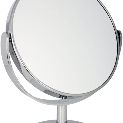 Premium Chrome Tall Round 10x Magnifying Mirror