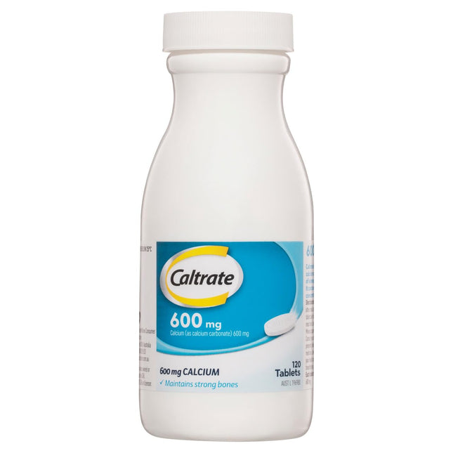 Caltrate Bone and Muscle Health Calcium Supplement 600mg 120 Tablets