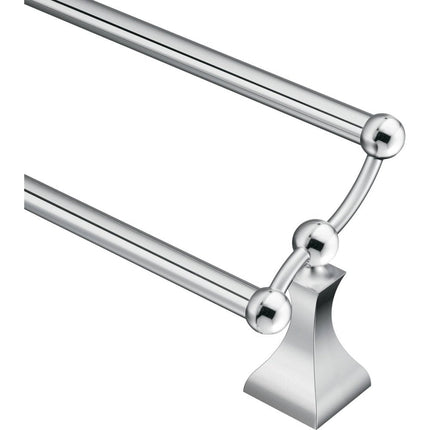 Moen Retreat Double Towel Bar 24 Inches Chrome