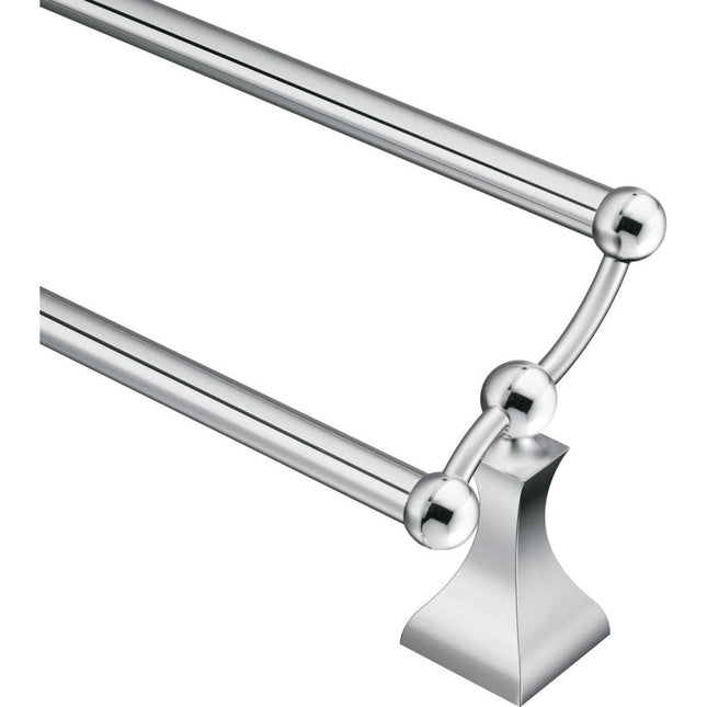 Moen Retreat Double Towel Bar 24 Inches Chrome